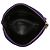 Clutch in scamosciato Chanel Blue CC con nappa - vista 4