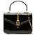 Gucci Black Mini Patent Sylvie 1969 Top Handle Bag