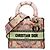 Dior Lights Lady D Lite in tela ricamata rosa, misura Medium