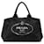 Borsa Prada Black Canvas Canapa Logo Nero