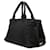 Borsa Prada Black Canvas Canapa Logo Nero - vista 2