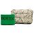 Bolsa transversal Cassette acolchoada em pele de cabra com relevo de python verde Bottega Veneta Verde claro - vista 7