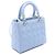 Lady Dior in agnello blu misura Medium Blu chiaro - vista 2