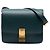 Céline Celine Green Small Calfskin Classic Box Verde Verde scuro