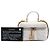 Chanel Estuche Vanity Mini en Caviar Blanco con Cremallera y Cadena Crudo - vista 6