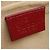 Clutch Gucci in pelle di vitello rossa con Interlocking G Rosso - vista 5
