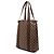 Louis Vuitton Cabas Beaubourg in Damier Ebene marrone - vista 2