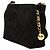 Chanel Black CC Diamond Quilted Suede Crossbody Preto - vista 2