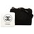 Chanel Black CC Diamond Quilted Suede Crossbody Preto - vista 8