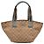 Gucci Beige GG Canvas Web Tote
