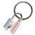 Ring Hermès Hermes H077309FP Quiz Rainbow H-Motif Lucchetto Portachiavi Argento