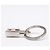 Ring Hermès Hermes H077309FP Quiz Rainbow H-Motif Lucchetto Portachiavi Argento - vista 2