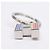 Ring Hermès Hermes H077309FP Quiz Rainbow H-Motif Lucchetto Portachiavi Argento - vista 3