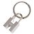 Ring Hermès Hermes H077309FP Quiz Rainbow H-Motif Lucchetto Portachiavi Argento - vista 6