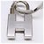 Ring Hermès Hermes H077309FP Quiz Rainbow H-Motif Lucchetto Portachiavi Argento - vista 7