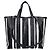 Balenciaga 671409 Barbes Medium Shopper Bag Nero Bianco - vista 3