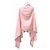 Stola Chanel 23C in misto cashmere e seta rosa - vista 7