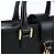 Borsa a mano in pelle nera Saint Laurent Nero - vista 6