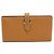 Hermès Cartera larga de cuero Epsom dorado Hermes