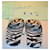 Off White Off-White Pool Slides Zebra Print Nero Bianco Stampa zebra  - vista 3