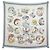 Hermès NUOVO FULLETTO HERMES LES ANAMORPHOSES H982853 PHILIPPE DUMAS SETA 70 Blu