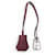 Hermès NEW SET HERMES PADLOCK + ZIPPER PULL WITH BELL KEY FOR KELLY BAG Red  - view 2