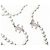CHANEL SAUTOIR NECKLACE CC LOGOS AND PEARLS 99-106CM SILVER-TONE METAL Silvery - view 3