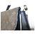 BORSA A MANO LOUIS VUITTON DOUBLE V M54439 IN PELLE NERA E TELA MONOGRAM - vista 22