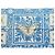 Hermès FULAR IN SETA HERMES JOYAUX DE L'ETE ANTOINE DE JACQUELOT CARRÉ 90 Blu - vista 6