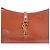 NUEVO BOLSO SAINT LAURENT LE 5 À 7 657228 CUERO PINTADO BRICK HOBO BAG Roja - vista 6