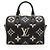Louis Vuitton Giant Monogram Empreinte Bicolor Speedy Bandouliere 25 Borsa Marrone Beige - vista 3