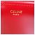 Céline Borsa Celine Classique Triomphe in pelle rossa Rosso - vista 11