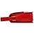 Céline Borsa Celine Classique Triomphe in pelle rossa Rosso - vista 4