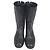 Timeless Botas de cano médio acolchoadas Chanel CC em couro preto - vista 5
