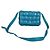Borsa a tracolla Padded Cassette in pelle di agnello blu Bottega Veneta