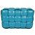 Borsa a tracolla Padded Cassette in pelle di agnello blu Bottega Veneta - vista 3