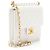 Gabrielle Borsa Chanel Lambskin Chic Pearls Small Vertical Flap Bag Bianco - vista 2