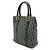 Borsa a mano in tela jacquard Dior Trotter e pelle Blu - vista 2