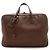 Hermès Bolsa Boston Hermes Victoria 50 em couro marrom