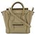 Céline Borsa a mano in pelle Celine Luggage Nano Shopper Marrone Beige