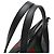 Gucci Nylon-Canvas-Leder-Tote-Bag Schwarz - Ansicht 5