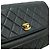 Borsa a Spalla Chanel Lambskin Matelasse Double Flap Nero - vista 5