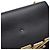Borsa a tracolla in pelle Louis Vuitton Louise MM Nero - vista 5