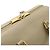 Mini borsa in pelle Yves Saint Laurent Marrone Beige - vista 5
