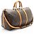 Louis Vuitton Vintage Monogram Canvas Keepall Bandouliere 50 Duffle Marrone - vista 2