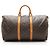 Louis Vuitton Vintage Monogram Canvas Keepall Bandouliere 50 Duffle Marrone - vista 3