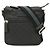 Borsa a tracolla Gucci in nylon e pelle con GG Nero