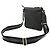 Borsa a tracolla Gucci in nylon e pelle con GG Nero - vista 2