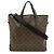 Borsa Tote Davis in Canvas Monogram e Pelle Louis Vuitton Marrone