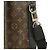Borsa Tote Davis in Canvas Monogram e Pelle Louis Vuitton Marrone - vista 8